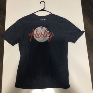 Hurley Gray/Orange T-Shirt Size Large
